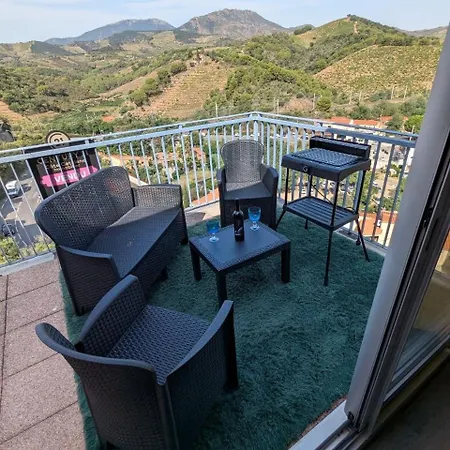 T2 Vue Exceptionnelle Proche De Collioure *
